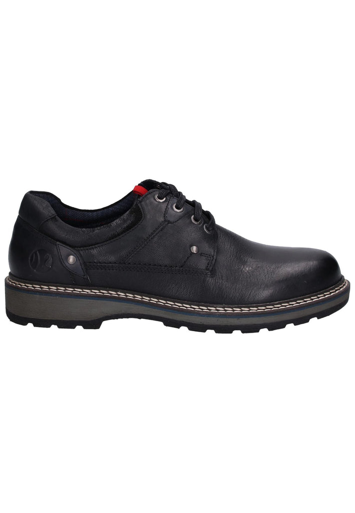 s.Oliver Halbschuhe Leder Schwarz - surf4shoes
