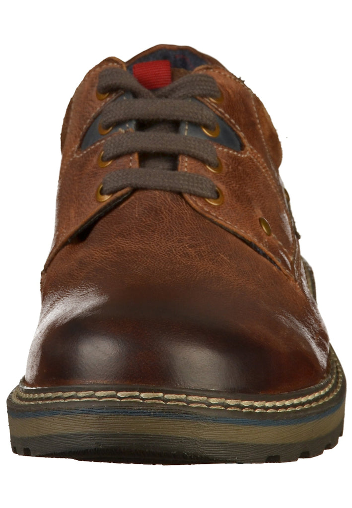 s.Oliver Halbschuhe Leder Cognac - surf4shoes