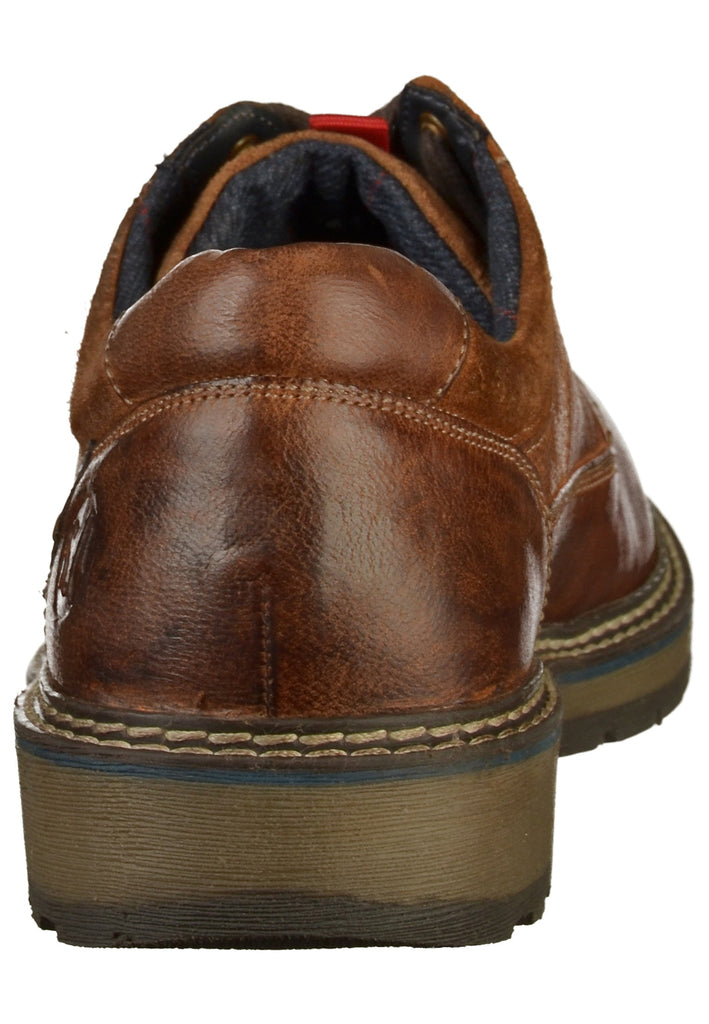s.Oliver Halbschuhe Leder Cognac - surf4shoes