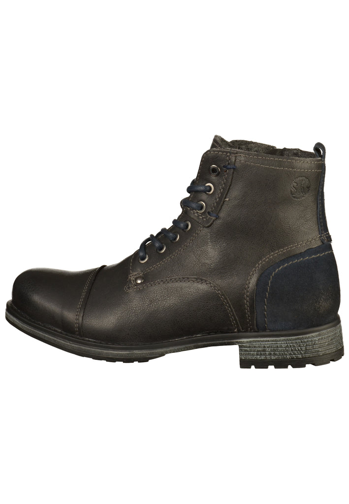 s.Oliver Stiefelette Leder Anthrazit - surf4shoes