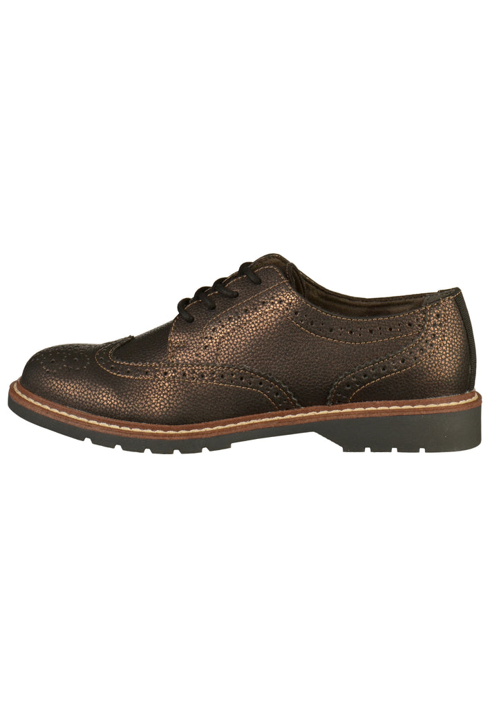 s.Oliver Halbschuhe Lederimitat Bronze - surf4shoes