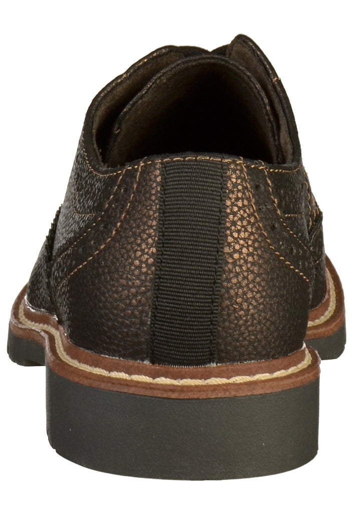 s.Oliver Halbschuhe Lederimitat Bronze - surf4shoes