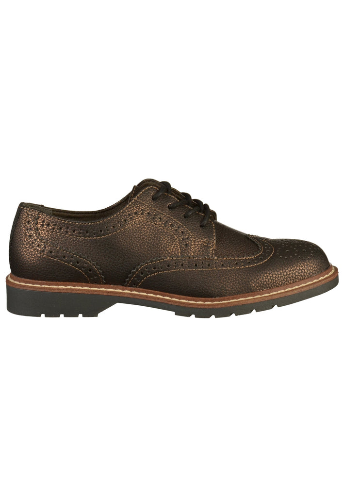 s.Oliver Halbschuhe Lederimitat Bronze - surf4shoes