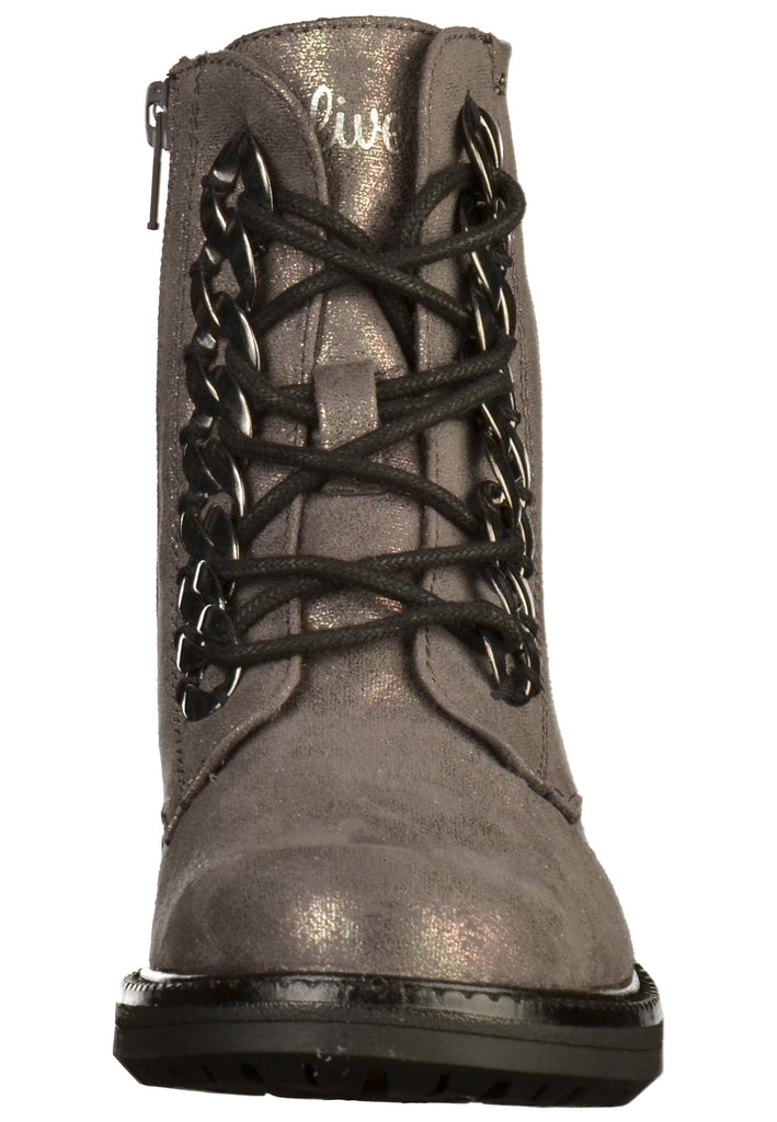 s.Oliver Stiefelette Textil Anthracite - surf4shoes