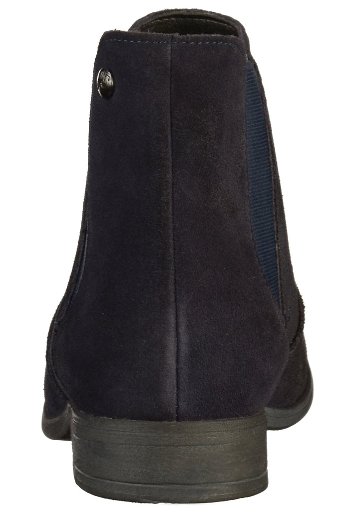 s.Oliver Stiefelette Nubukleder Blau - surf4shoes