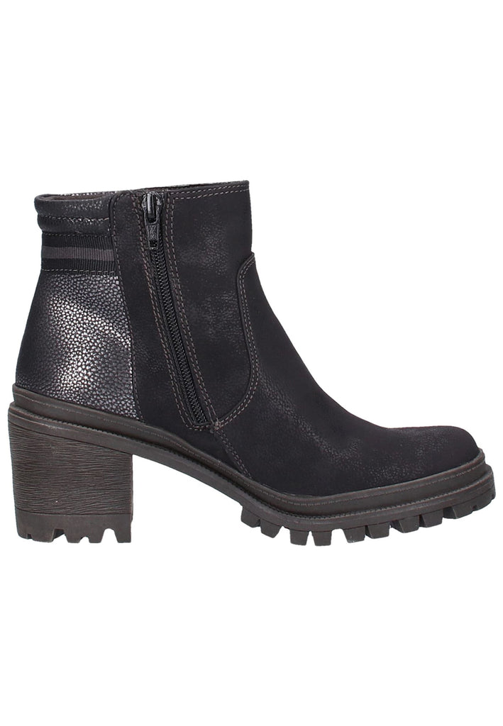 s.Oliver Stiefelette Lederimitat Schwarz - surf4shoes