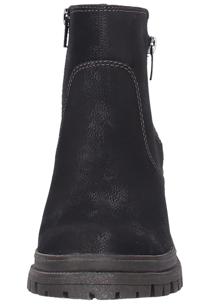 s.Oliver Stiefelette Lederimitat Schwarz - surf4shoes