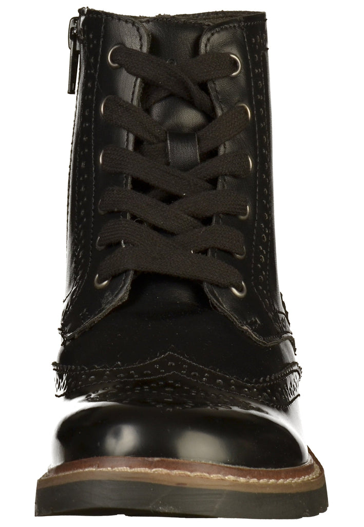 s.Oliver Stiefelette Lederimitat Schwarz - surf4shoes