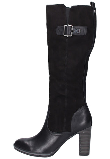 s.Oliver Stiefel Textil Schwarz - surf4shoes