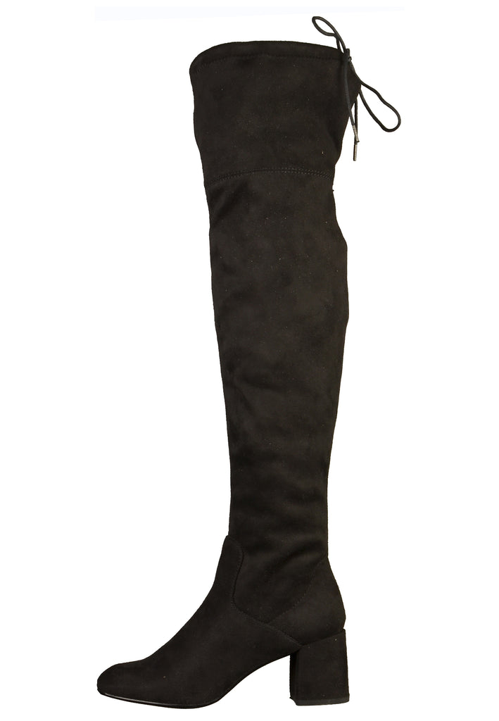 s.Oliver Stiefel Lederimitat Schwarz - surf4shoes