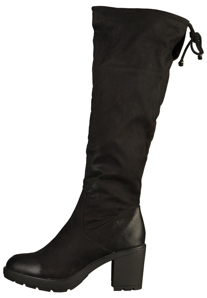 s.Oliver Stiefel Textil Schwarz - surf4shoes