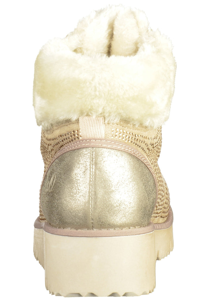 s.Oliver Stiefelette Lederimitat/Textil Weiß - surf4shoes