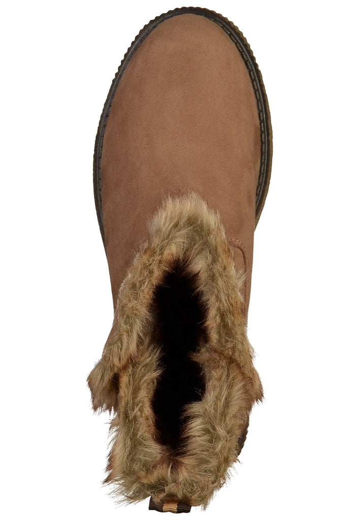 s.Oliver Stiefelette Textil Braun - surf4shoes