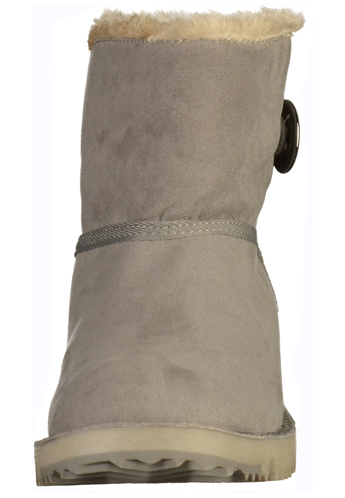 s.Oliver Stiefelette Lederimitat/Textil Grau - surf4shoes