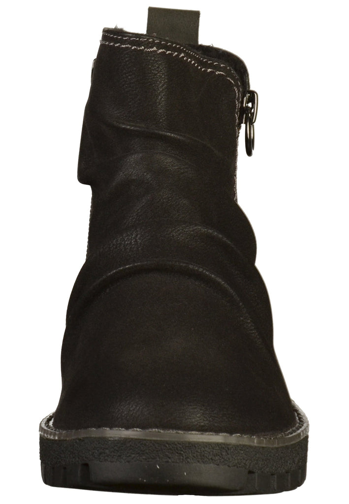 s.Oliver Stiefelette Lederimitat Schwarz - surf4shoes