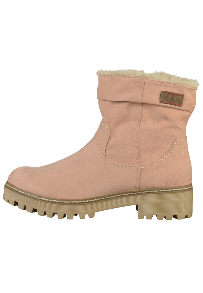 s.Oliver Stiefelette Textil Rose - surf4shoes