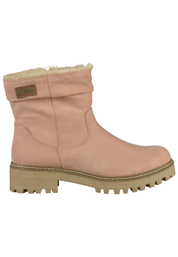 s.Oliver Stiefelette Textil Rose - surf4shoes