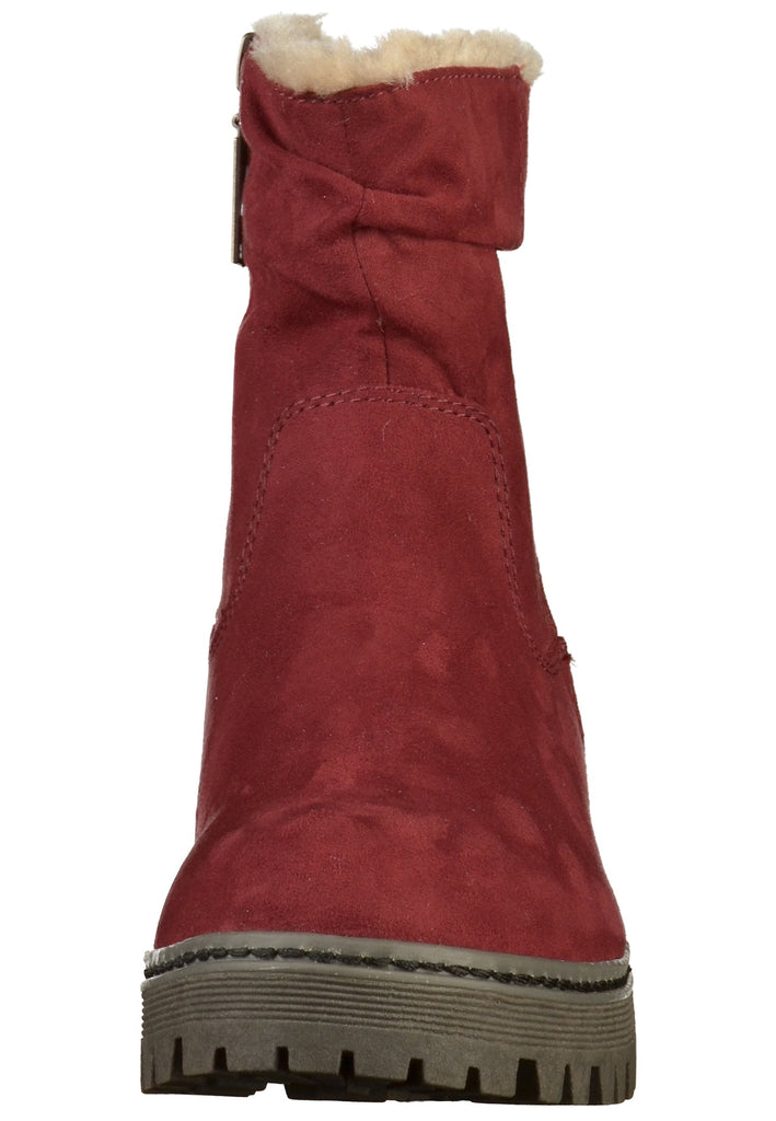 s.Oliver Stiefelette Textil Rot - surf4shoes
