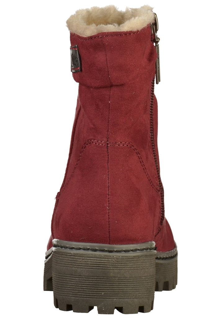 s.Oliver Stiefelette Textil Rot - surf4shoes