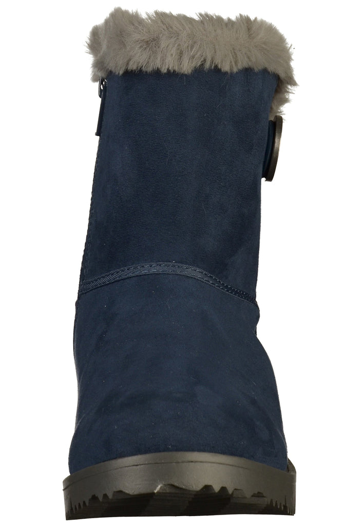 s.Oliver Stiefelette Textil Blau - surf4shoes