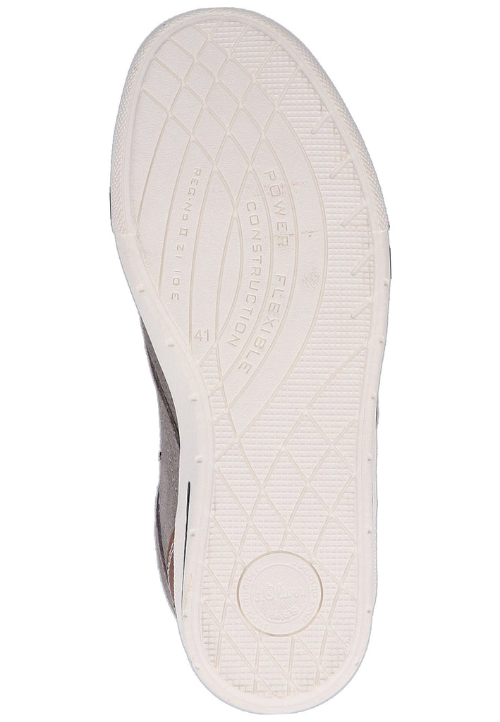 s.Oliver Halbschuhe Leder/Synthetik Grau - surf4shoes