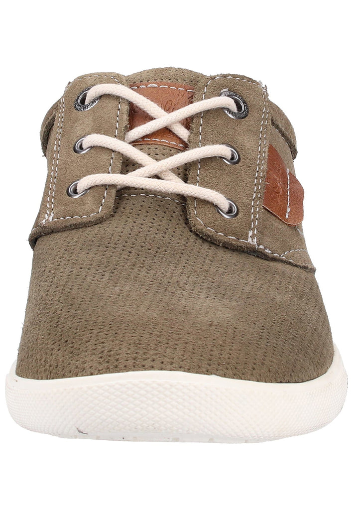 s.Oliver Halbschuhe Leder Oliv - surf4shoes