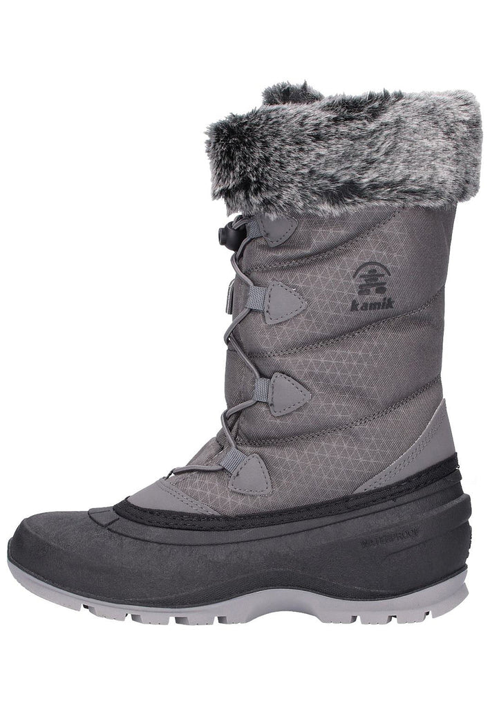 Kamik Stiefel Lederimitat/Textil Grau - surf4shoes