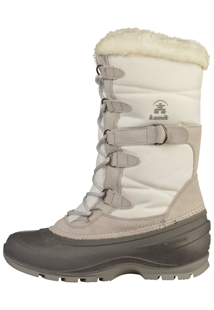 Kamik Stiefel Leder/Textil Weiß Warmfutter - surf4shoes