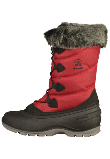 Kamik Stiefel Lederimitat/Textil Rot - surf4shoes
