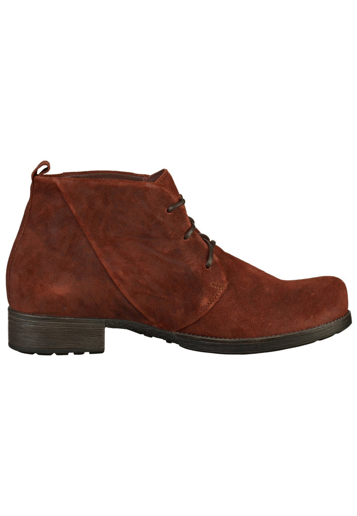 Think! Stiefelette Veloursleder Bordeaux - surf4shoes