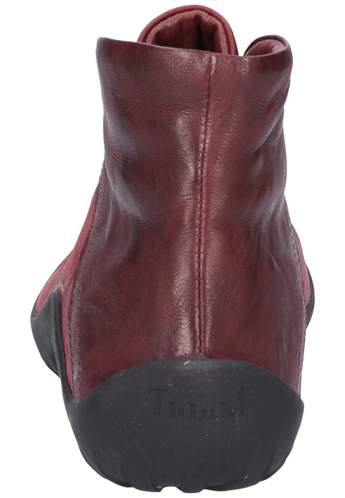 Think! Stiefelette Leder Weinrot - surf4shoes