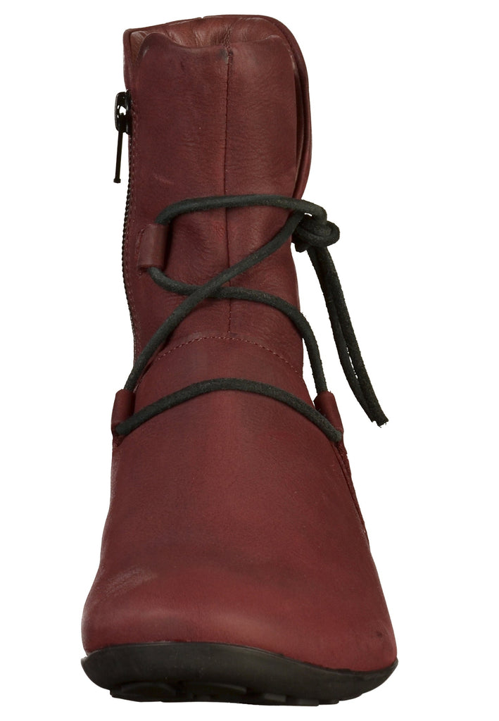 Think! Stiefelette Leder Weinrot - surf4shoes