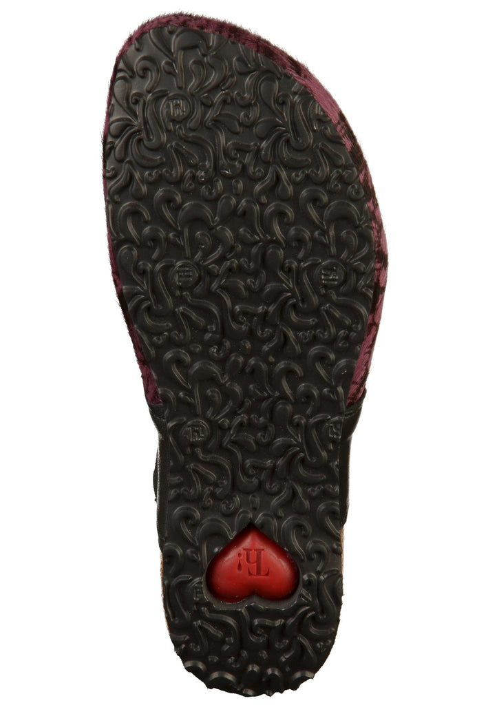 Think! Clogs Leder Rosa - surf4shoes