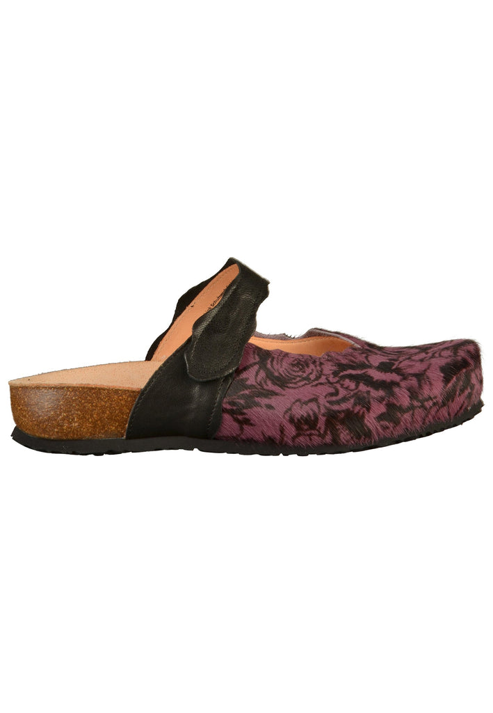 Think! Clogs Leder Rosa - surf4shoes