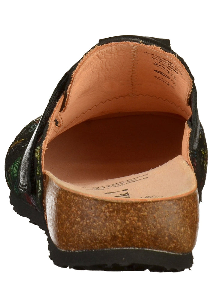 Think! Clogs Leder Schwarz - surf4shoes