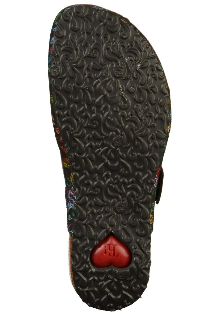 Think! Clogs Leder Schwarz - surf4shoes