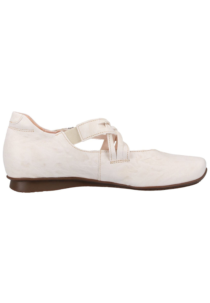 Think! Ballerinas Leder Weiß - surf4shoes