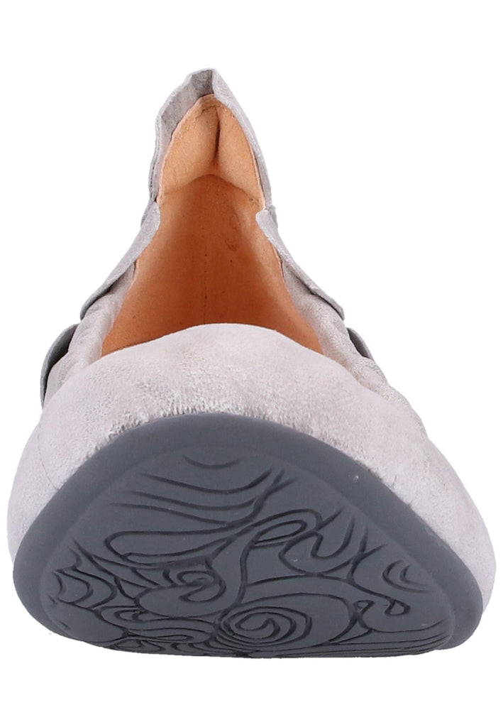 Think! Ballerinas Leder Hellgrau - surf4shoes