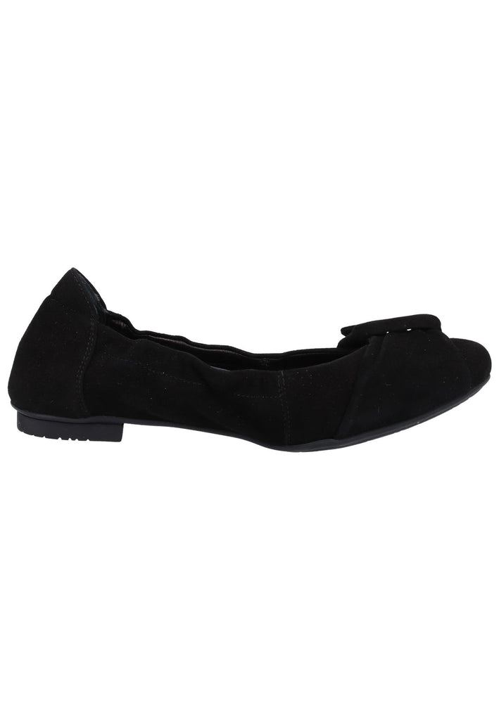 Think! Ballerinas Nubukleder Schwarz - surf4shoes