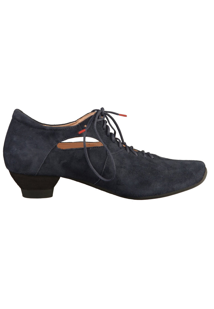Think! Halbschuhe Veloursleder Dunkelblau - surf4shoes