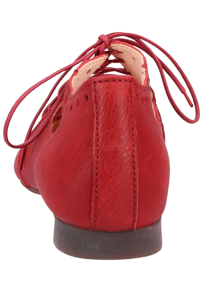 Think! Halbschuhe Leder Rot - surf4shoes