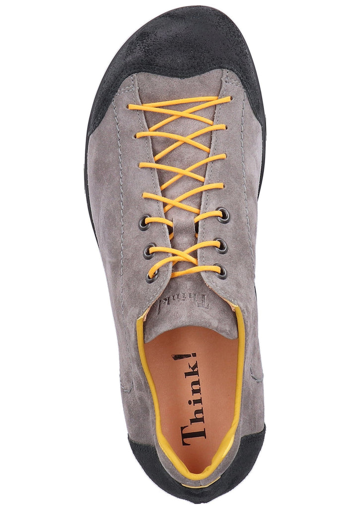 Think! Halbschuhe Veloursleder Grau - surf4shoes