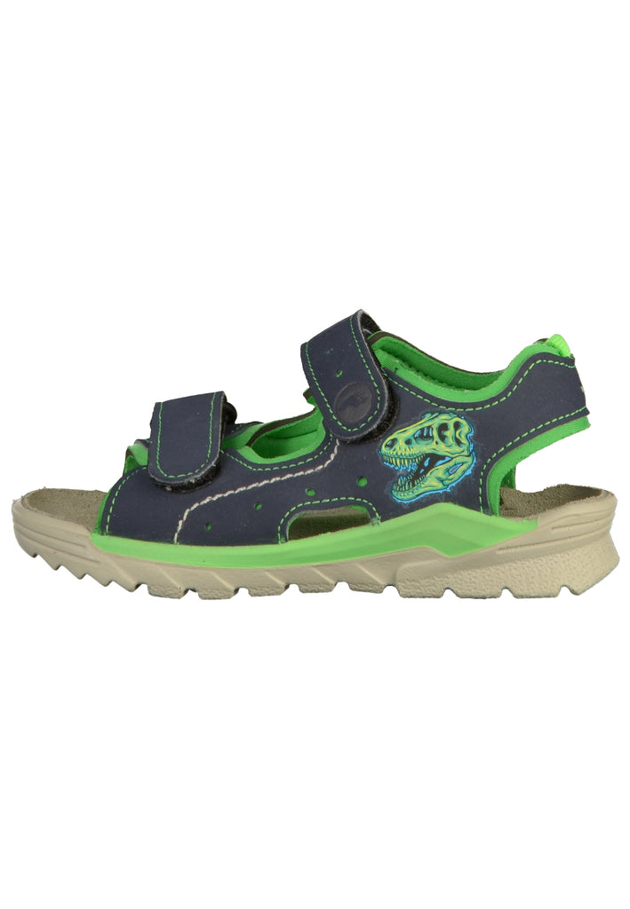 Ricosta Sandalen Lederimitat/Textil Dunkelblau - surf4shoes