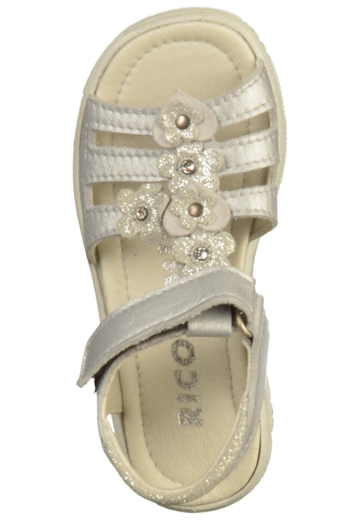 Ricosta Sandalen Leder Silber - surf4shoes