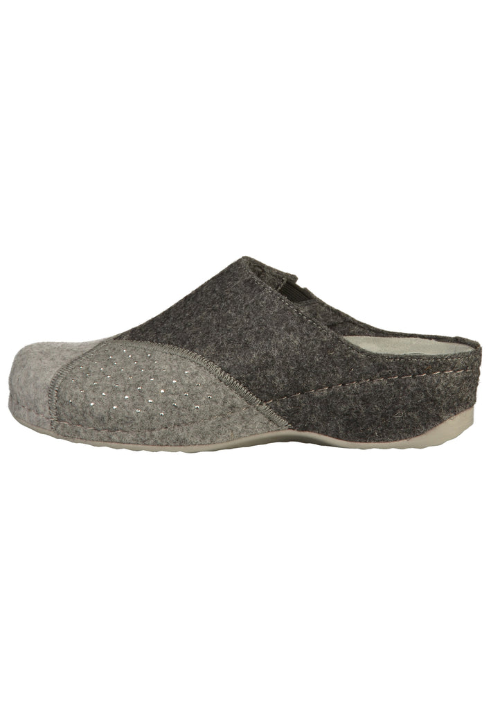 Rohde Pantoletten Textil Grau - surf4shoes