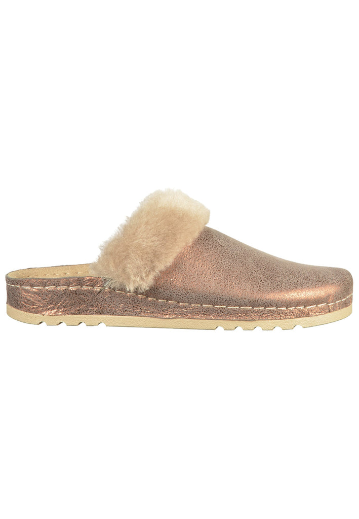 Rohde Pantoletten Textil Kupfer - surf4shoes