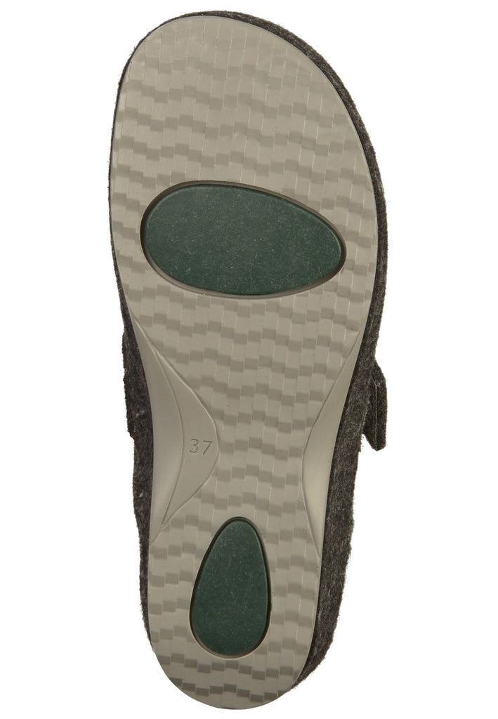 Rohde Pantoletten Textil Anthrazit - surf4shoes