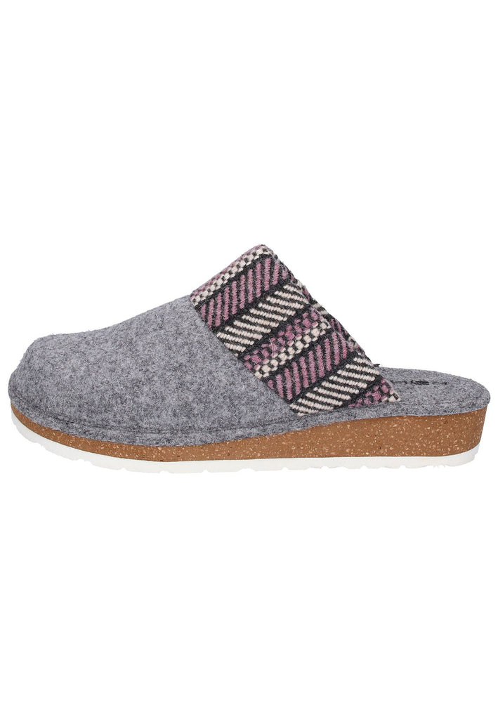 Rohde Pantoletten Textil Grau - surf4shoes