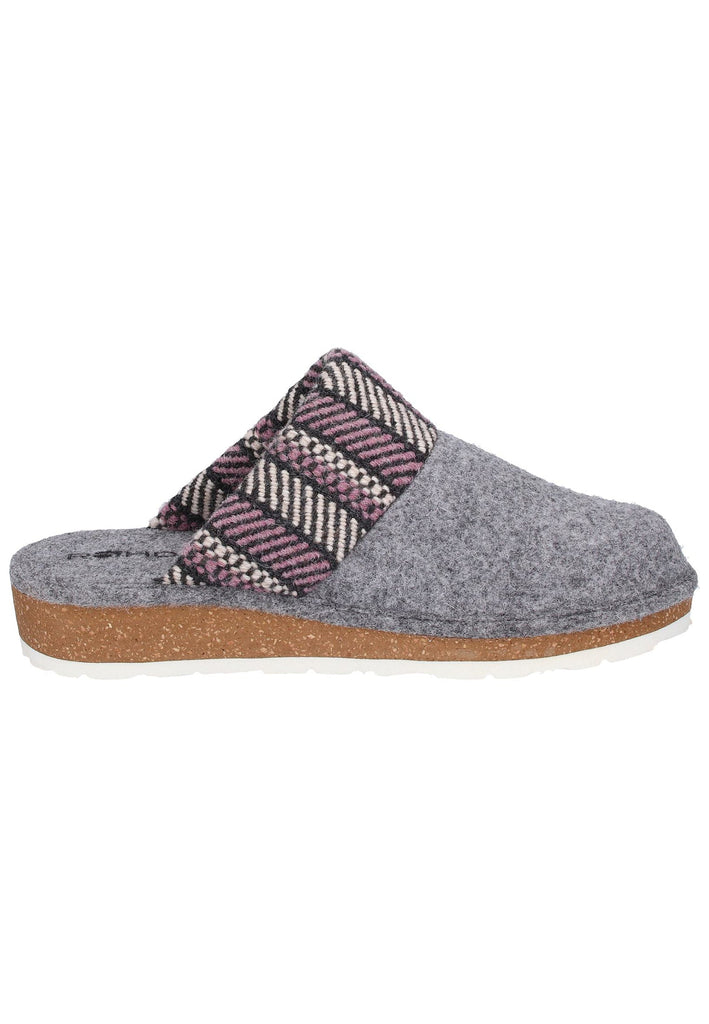 Rohde Pantoletten Textil Grau - surf4shoes