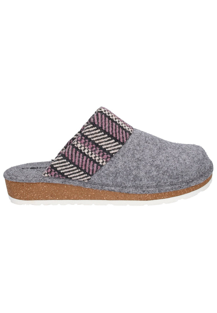 Rohde Pantoletten Textil Grau - surf4shoes